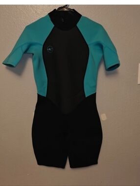 O'Neill Women's Reactor-2 2mm Back Zip Short Sleeve Spring WetsuitSize 12